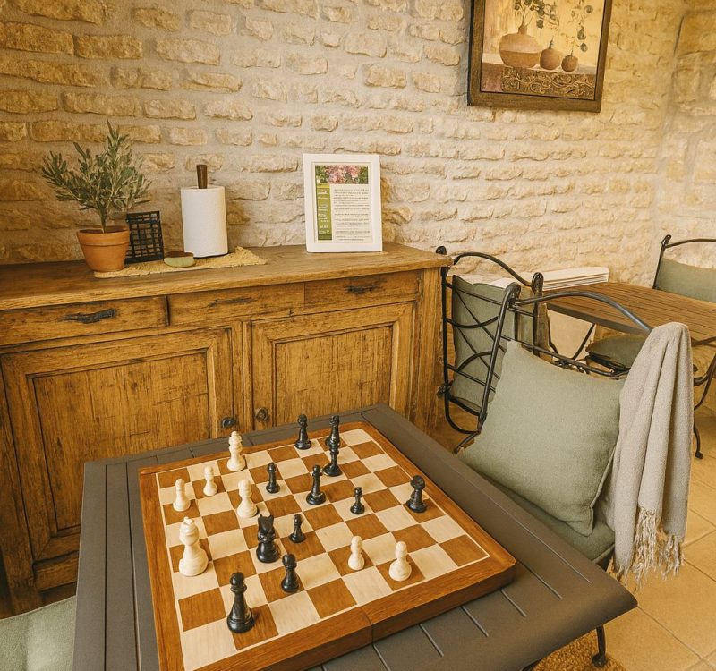 Kitchenette et salon communs