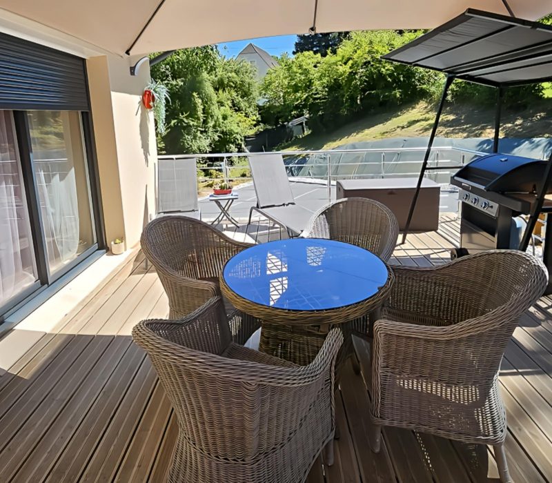 Terrasse privative Barbecue