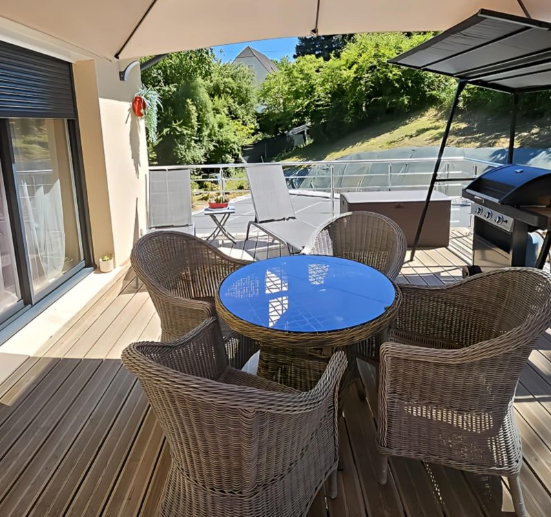 Terrasse privative Barbecue